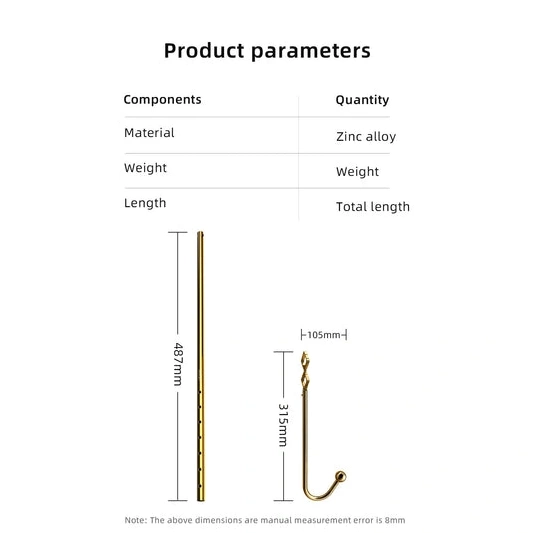Anal Set Adjustable LOCKINK AllNight Hook Golden 3867 1226